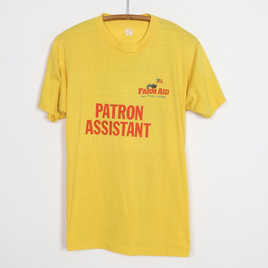1980s Farm Aid Patron Assistant Concert Shirt
