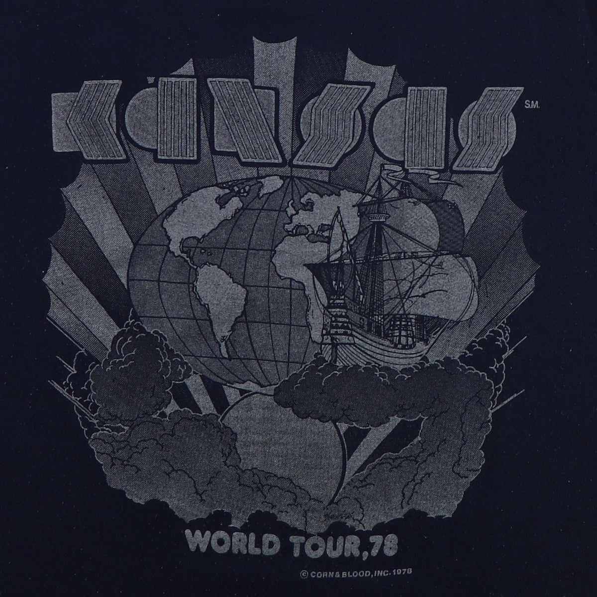1978 Kansas World Tour Shirt