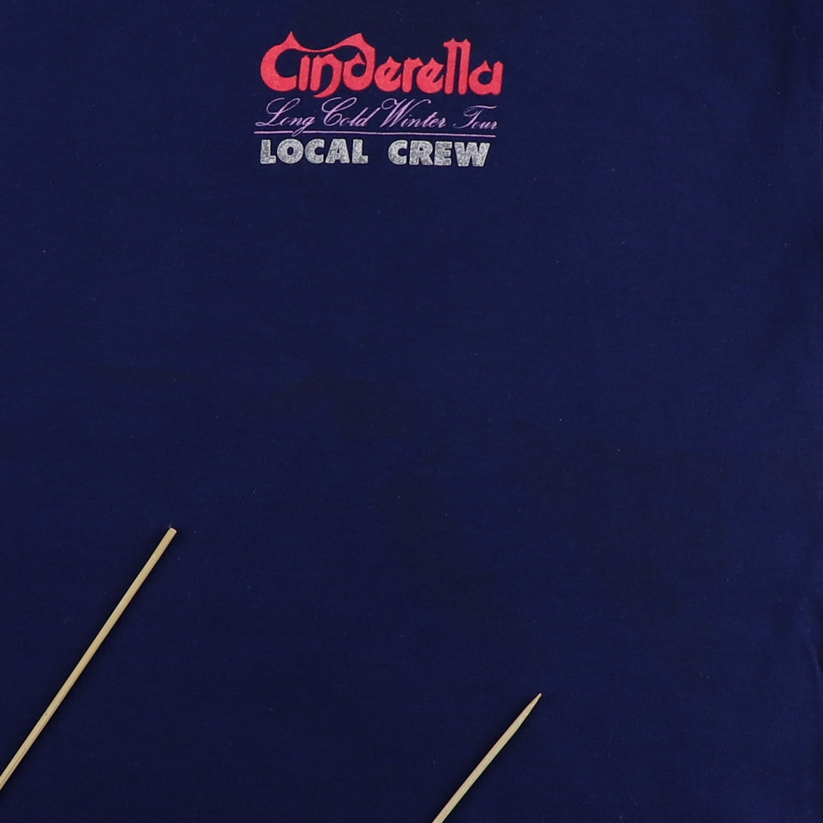 1989 Cinderella Long Cold Winter Local Crew Tour Shirt