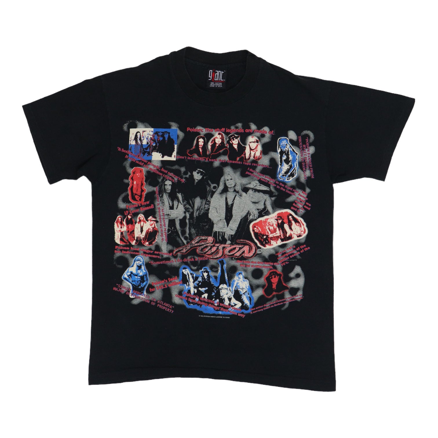 Original vintage 1993 Poison Native Tongue World Tour Shirt | WyCo