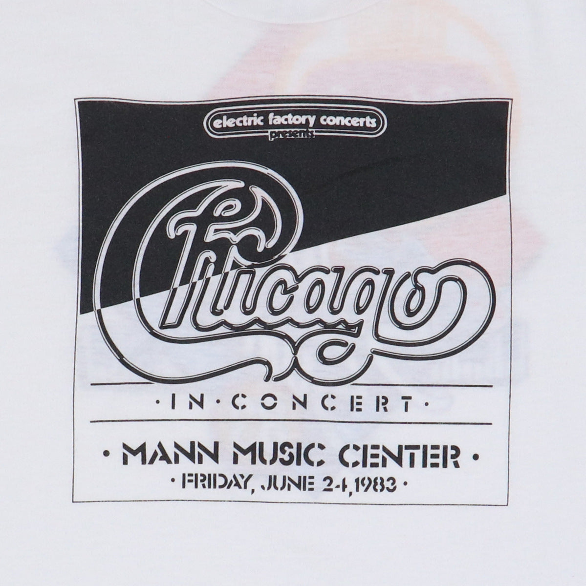 1983 Chicago In Concert Electric Factory Concerts Shirt