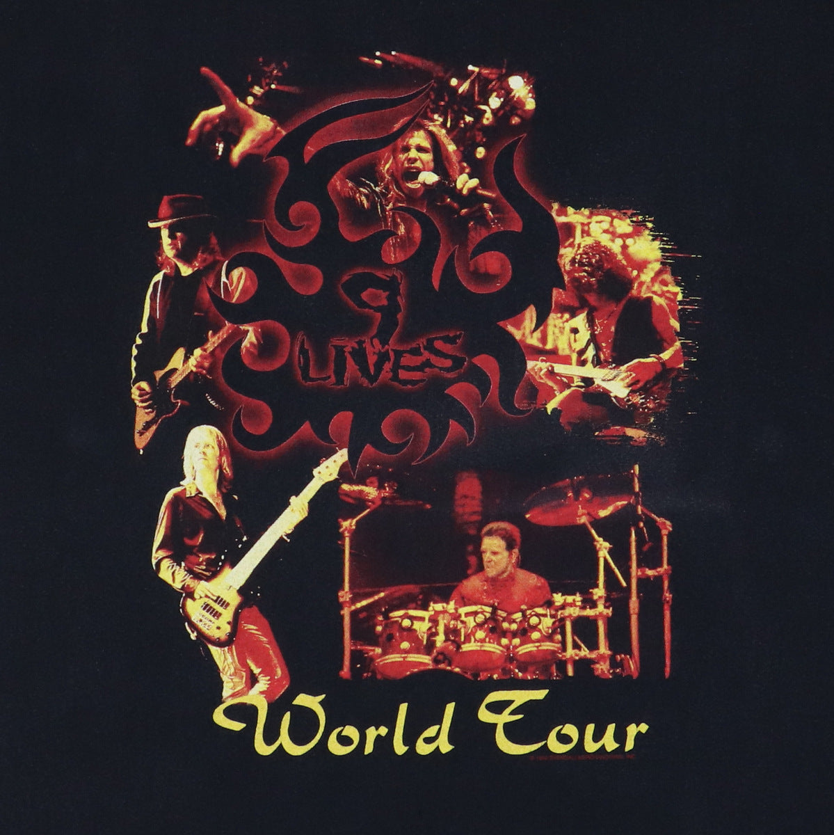 1997 Aerosmith 9 Lives World Tour Shirt | Authentic Vintage Tee