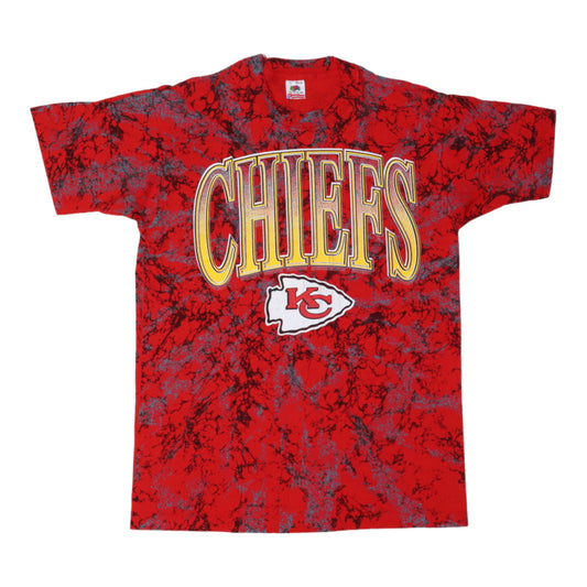 1990s Kansas City Chiefs All Over Print Shirt