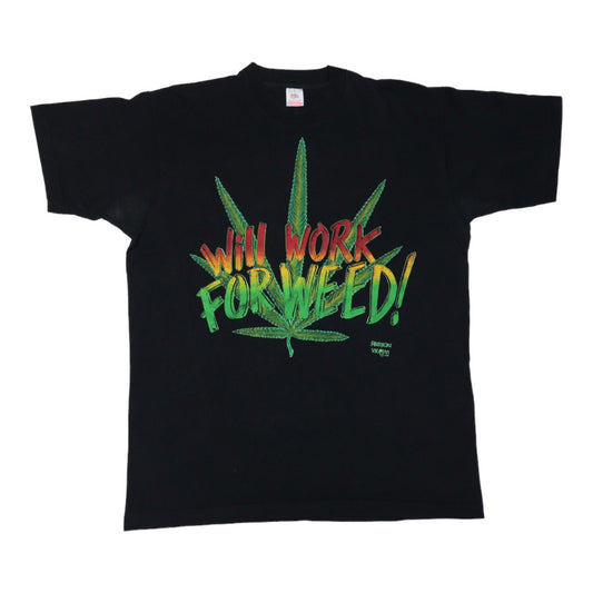 1992 Will Work For Weed Fashion Victim Shirt
