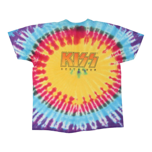 1997 Kiss Destroyer Tie Dye Shirt