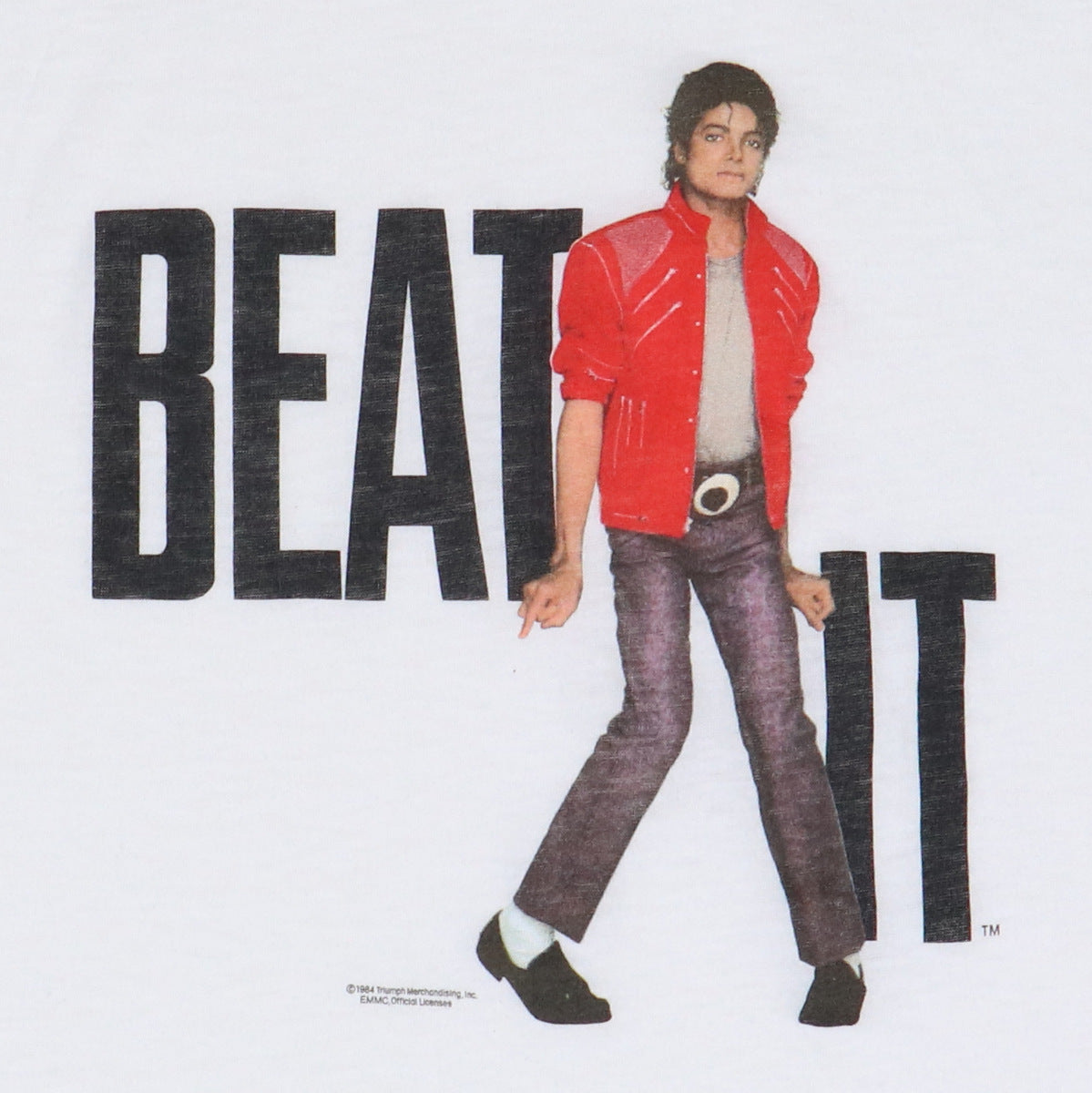 Original Vintage 1984 Michael Jackson Beat It Shirt WyCo Vintage Original Vintage 1984 Michael Jackson Beat It Shirt WyCo Vintage