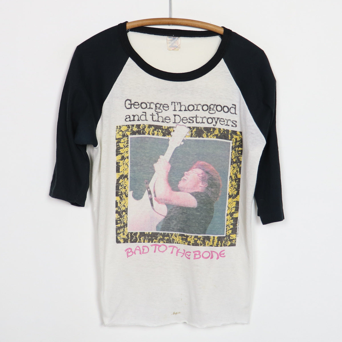1982 George Thorogood Bad To The Bone Canadian Tour Jersey Shirt