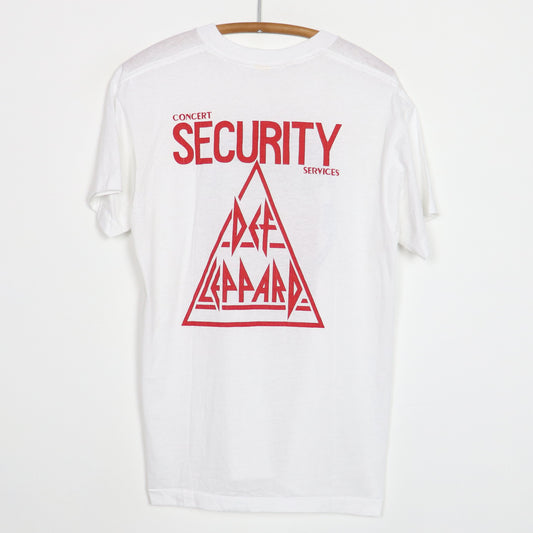 1987 Def Leppard Security Crew Concert Shirt