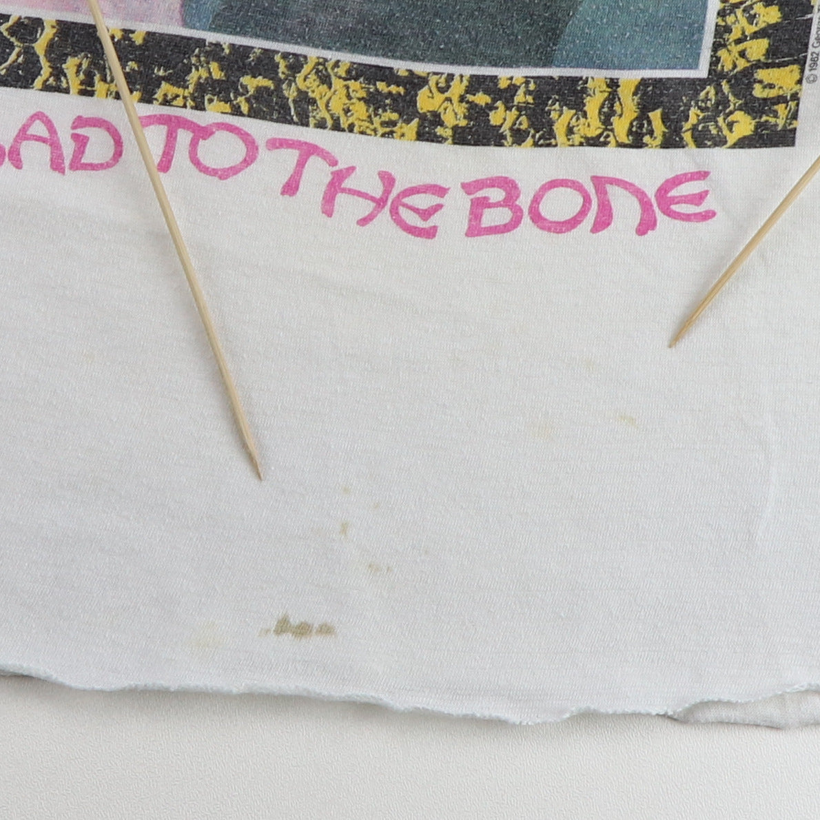 1982 George Thorogood Bad To The Bone Canadian Tour Jersey Shirt