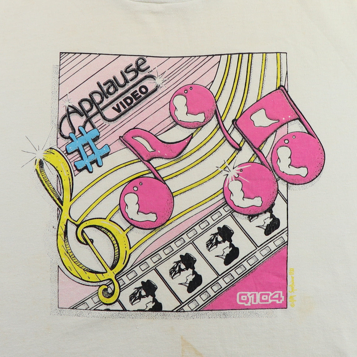 1990s Applause Video Q104 Shirt