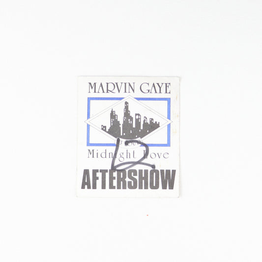 1983 Marvin Gaye Backstage Pass