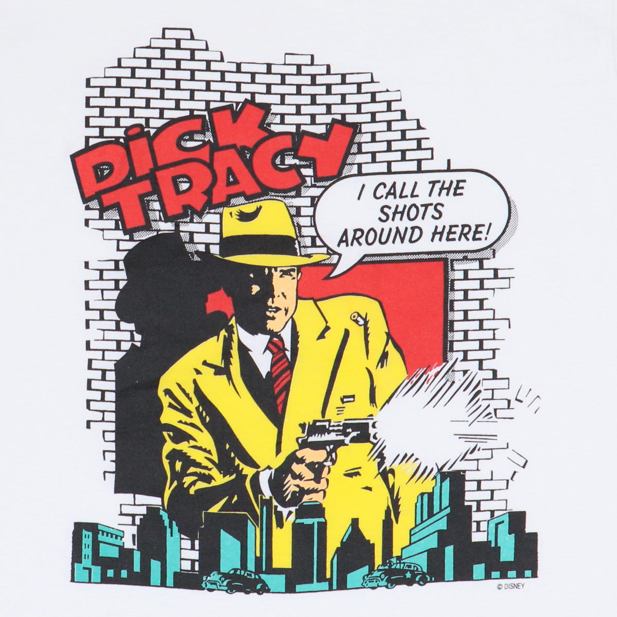 1990 Dick Tracy I Call The Shots Shirt