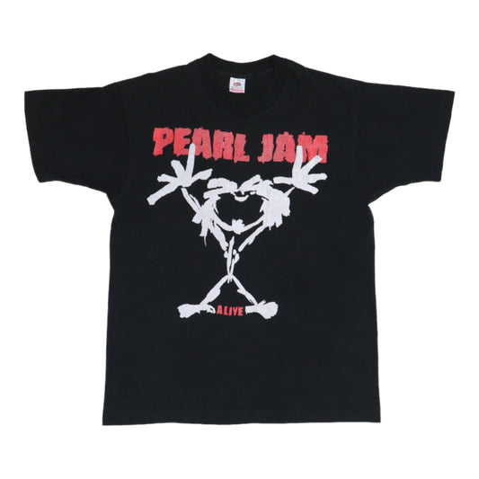 1990s Pearl Jam Alive Stickman Shirt