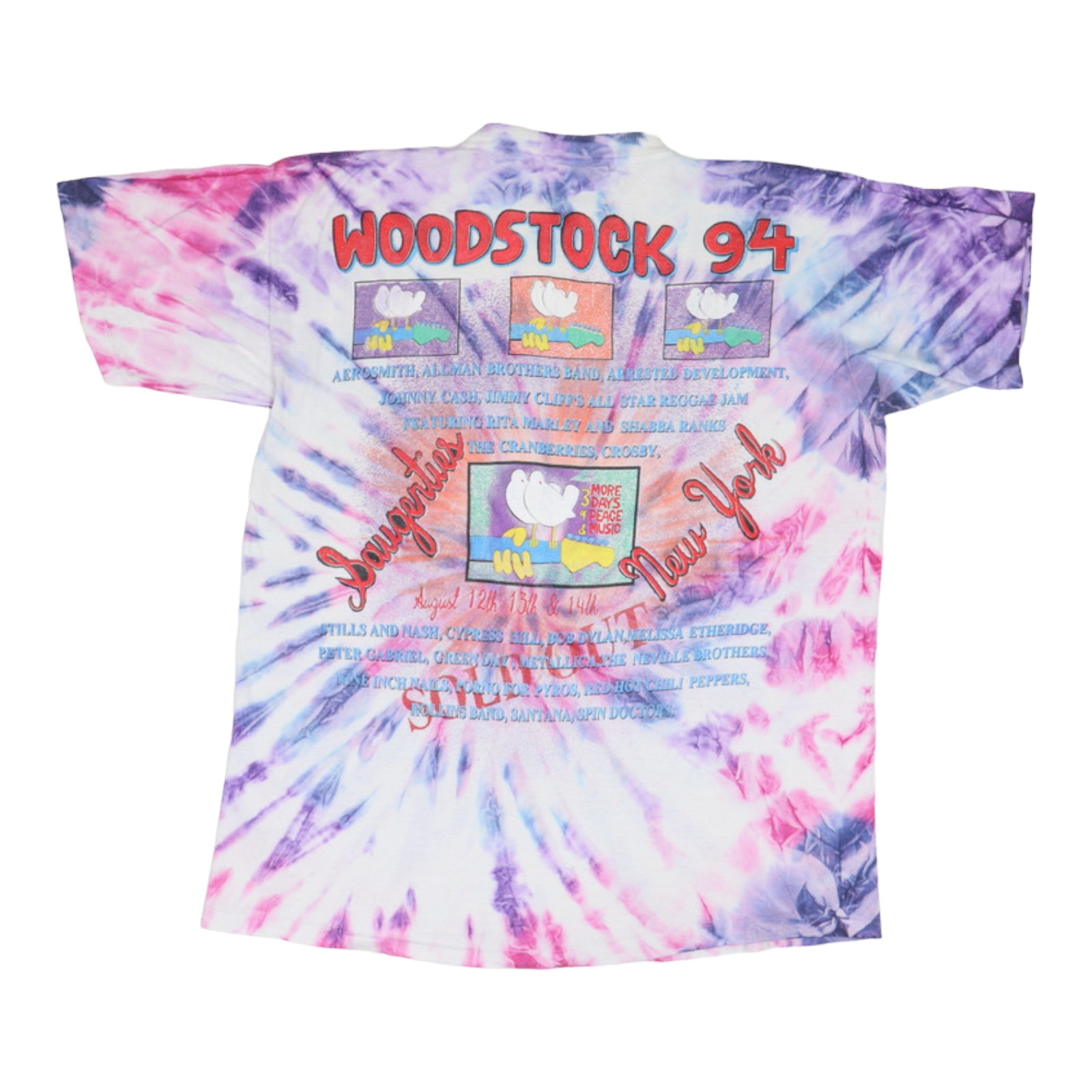 WOODSTOCK 94 Tシャツ XL Vintage 1994 Woodstock Shirt XL – Madd Vintage