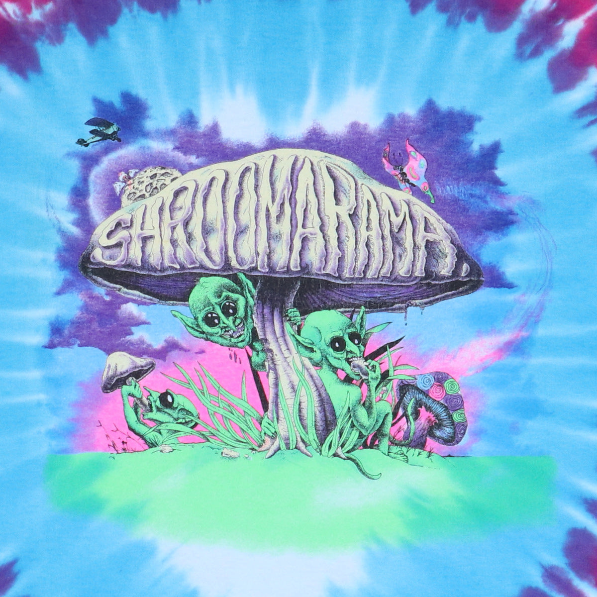 90’s MASHROOMS Alien Long tee マッシュルーム LATE 90S MUSHROOM ALIEN T-SHIRT \u2013 JERKS™