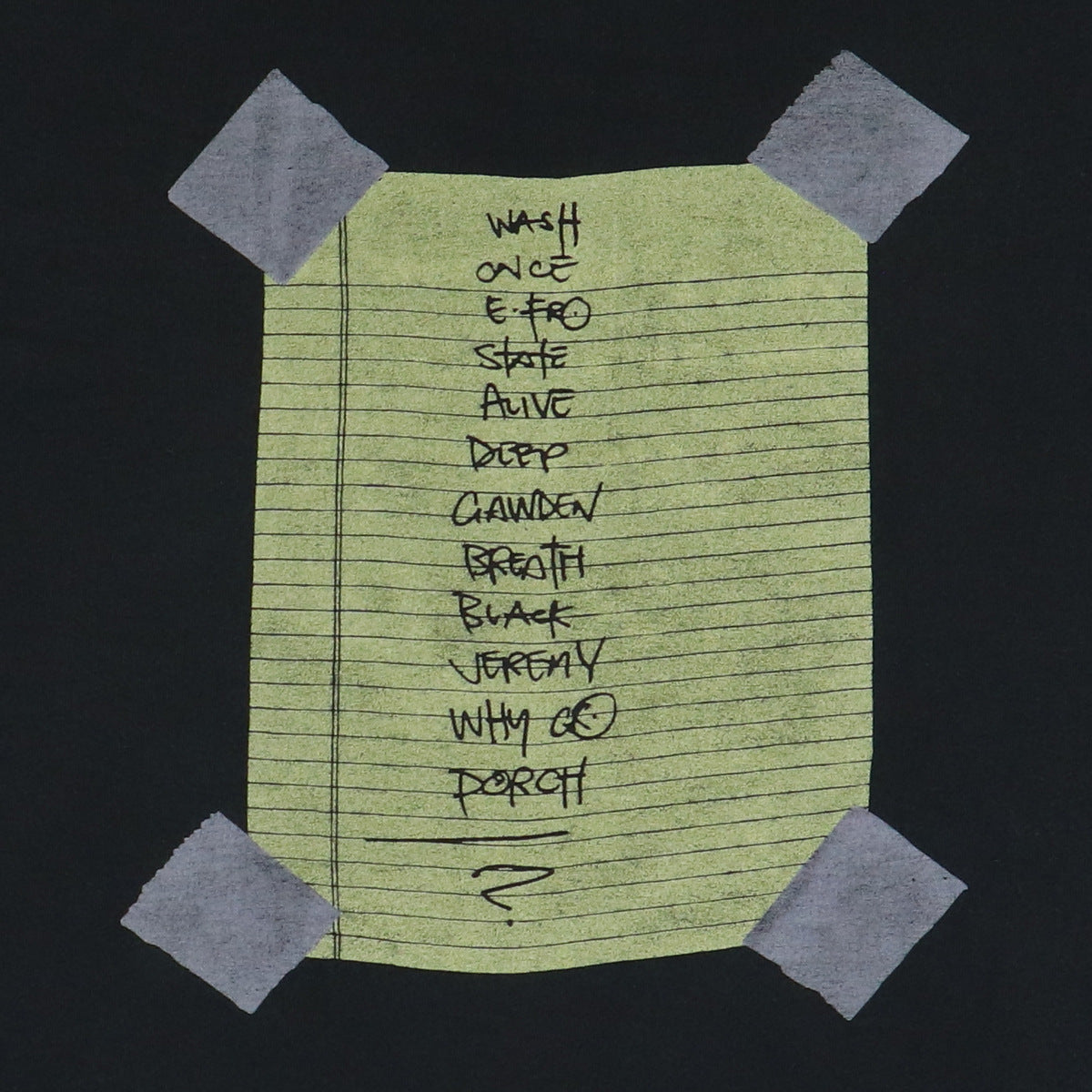 1990s Pearl Jam Alive Stickman Shirt