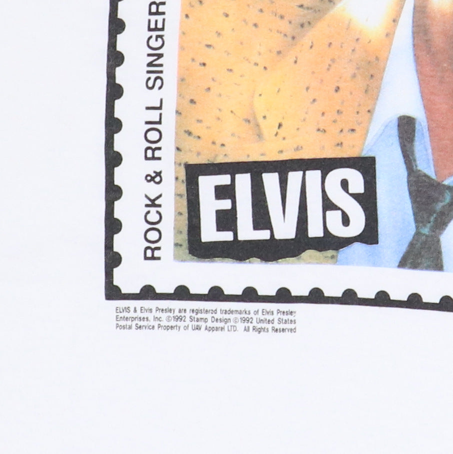 1992 Elvis Presley United States Postage Stamp Shirt | Authentic