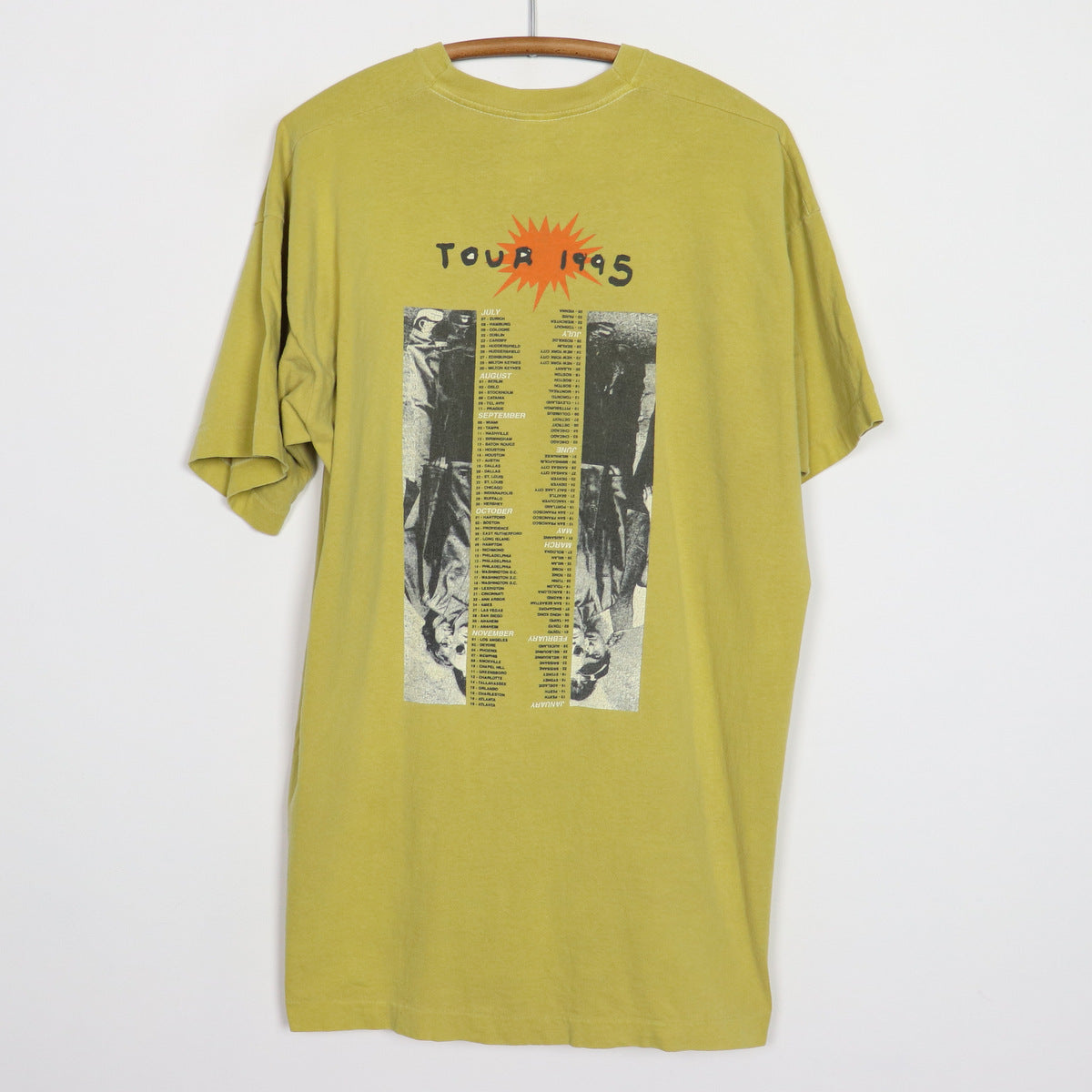 1995 R.E.M. Monster Tour Shirt | Authentic Vintage Tee – WyCo Vintage