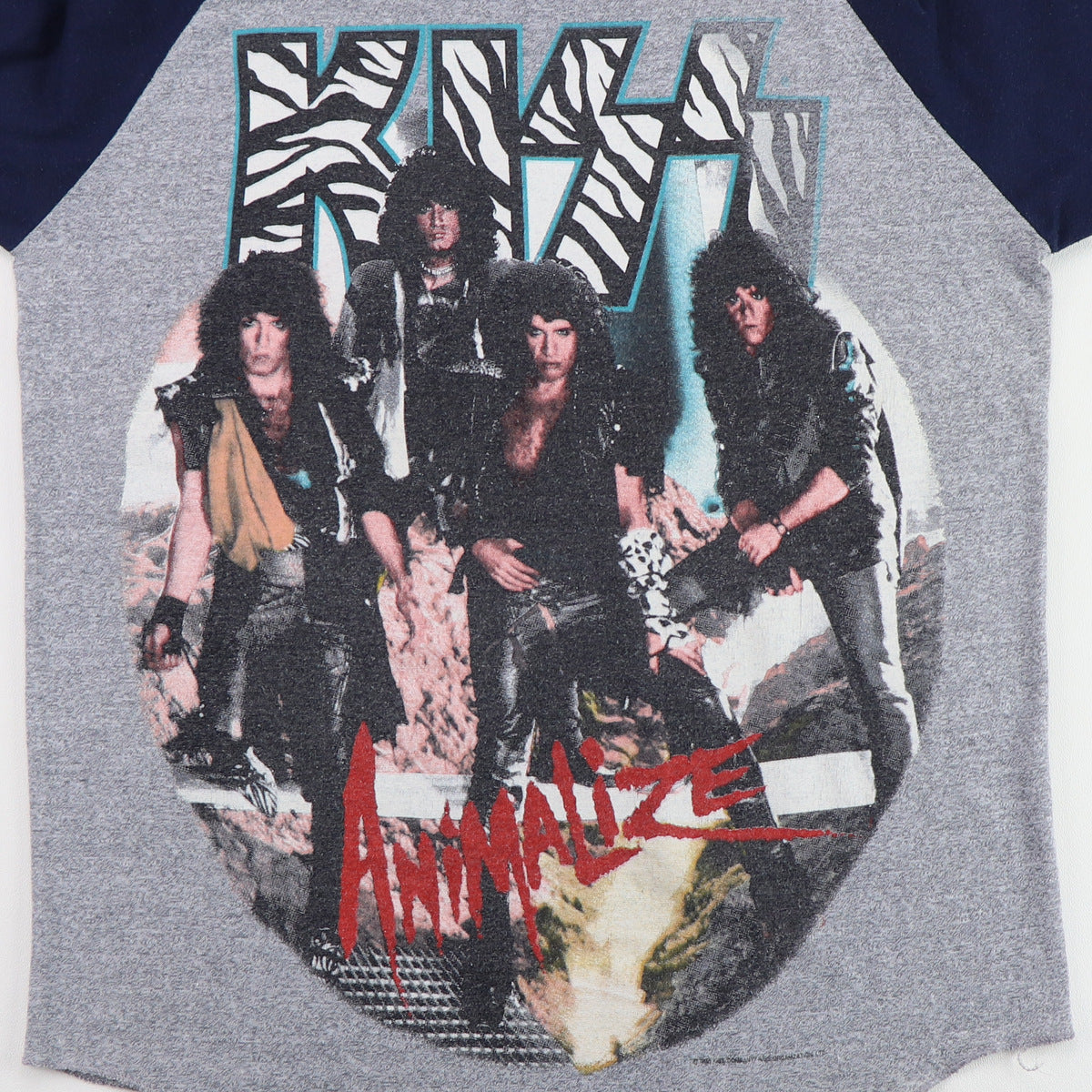 1984 Kiss Animalize Tour Jersey Shirt | WyCo Vintage