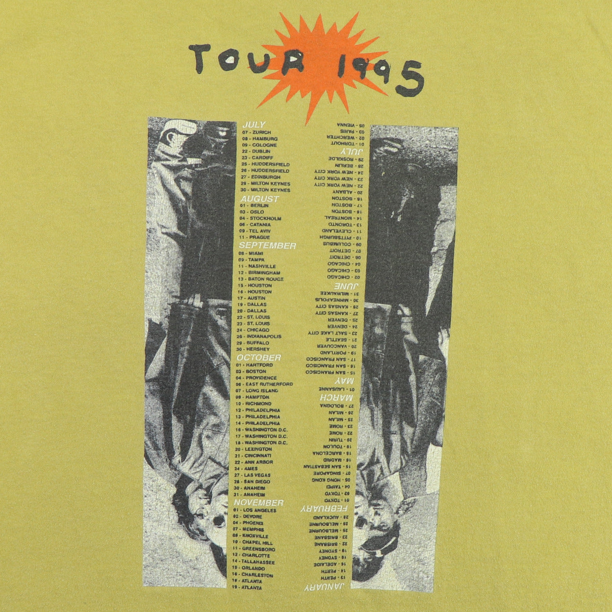1995 R.E.M. Monster Tour Shirt