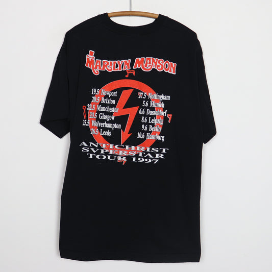 1997 Marilyn Manson Antichrist Superstar Euro Tour Shirt