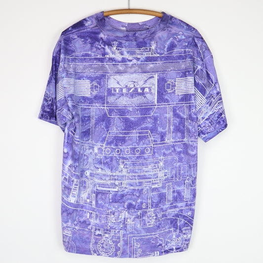 1995 Telsa All Over Print Tie Dye Shirt