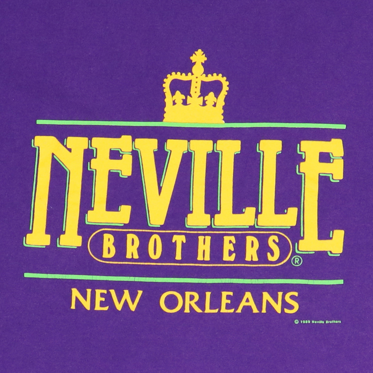 1989 Neville Brothers New Orleans Shirt | Authentic Vintage Tee 