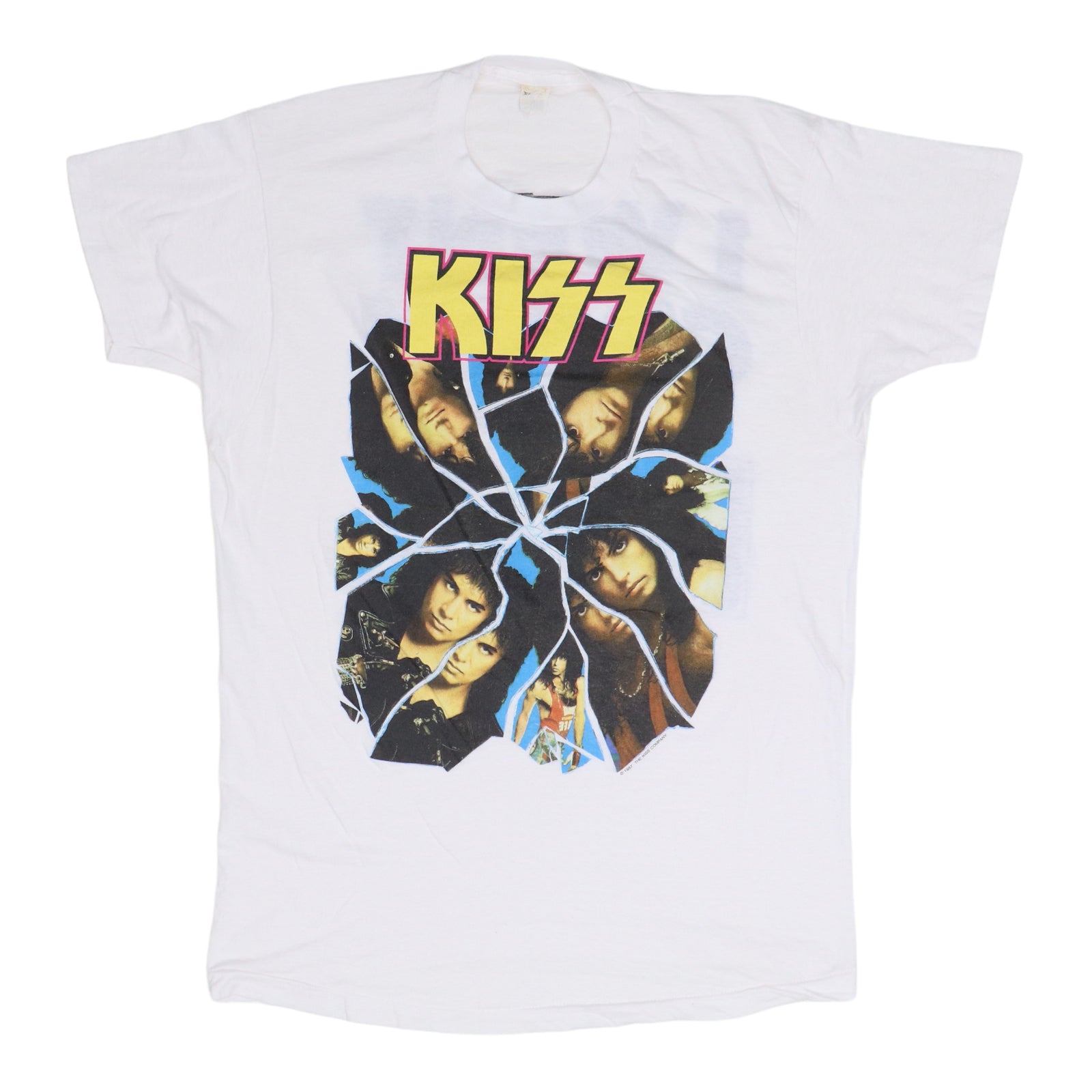 Original vintage 1987 Kiss I Went Crazy With Kiss Shirt | WyCo Vintage