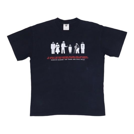 2000 Marilyn Manson Adult Entertainment Shirt