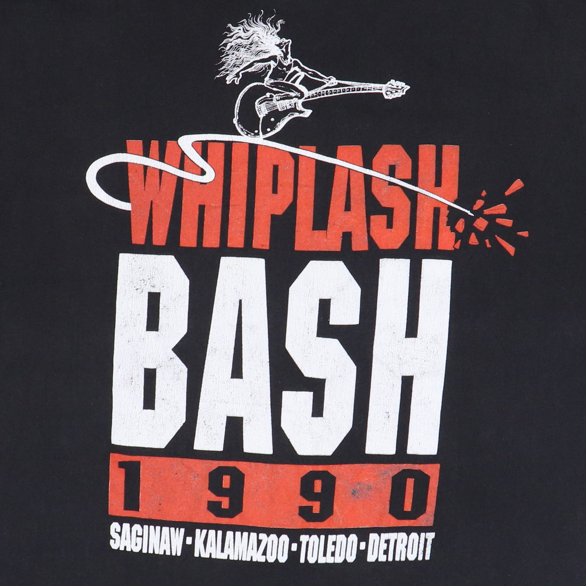 1990 Ted Nugent Seasons Greetings Whiplash Bash Shirt | Authentic
