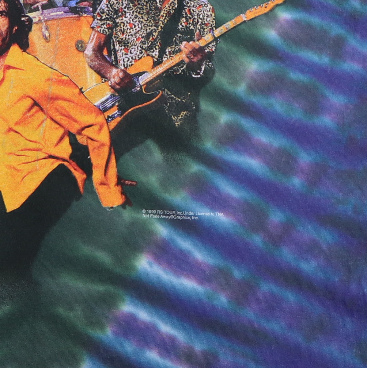 1999 Rolling Stones No Security Tie Dye Tour Shirt