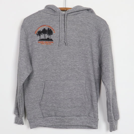 1986 David Lee Roth Cellar Door Concert Crew Tour Hooded Sweatshirt