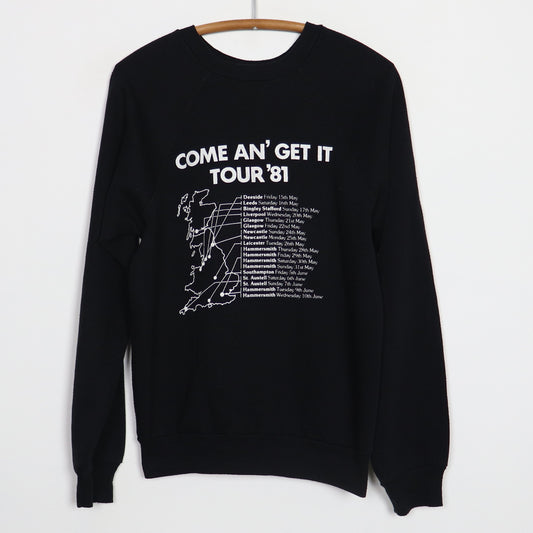 1981 Whitesnake Come N Get It Tour Sweatshirt