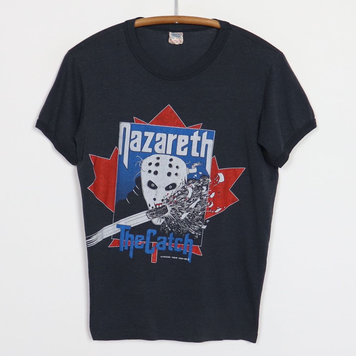 Nazareth Merch 1984 Nazareth The Catch Tour Shirt | WyCo Vintage