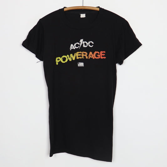 1978 ACDC Powerage Atlantic Records Promo Shirt