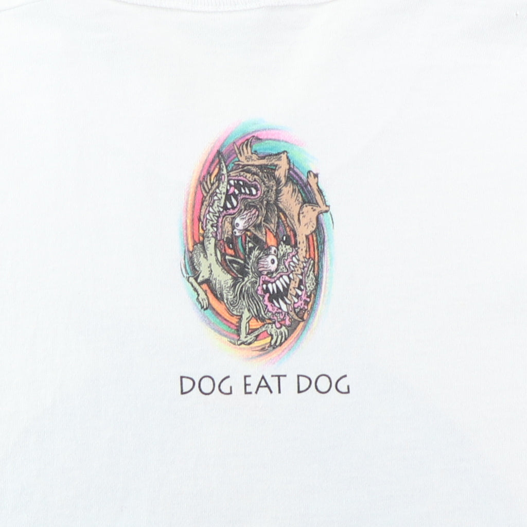 1993 Psilly Rabbit Dog Eat Dog Shirt | Authentic Vintage Tee