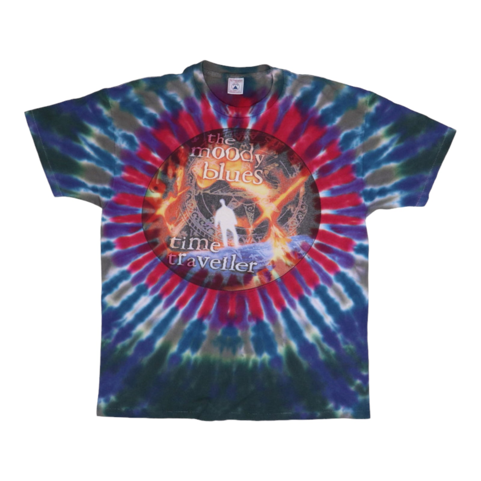 1996 Moody Blues Time Traveler Tie Dye Shirt | Authentic Vintage