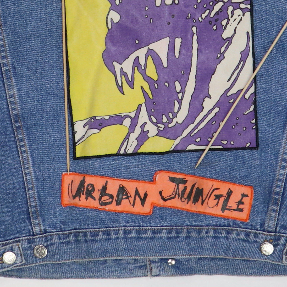 1990 Rolling Stones Urban Jungle Tour Denim Jacket | Authentic 