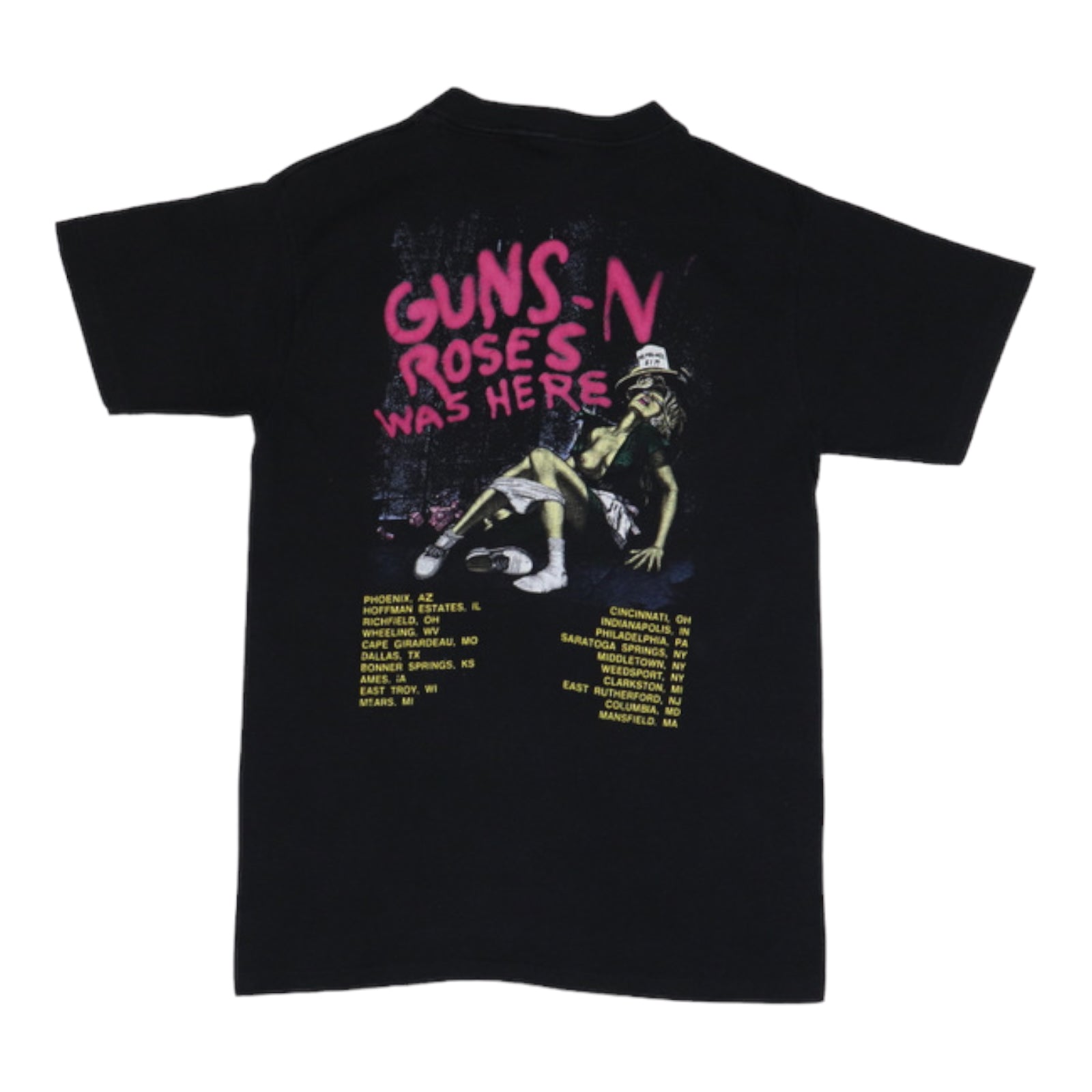Robert Williams Tシャツ Guns N' Roses Original vintage 1987 Guns N Roses Robert Williams Tour Shirt