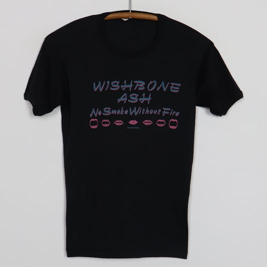 1978 Wishbone Ash No Smoke Without Fire Promo Shirt