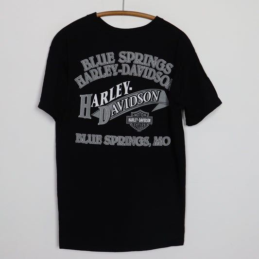 1998 Harley Davidson Midnight Rider Blue Springs Missouri Shirt