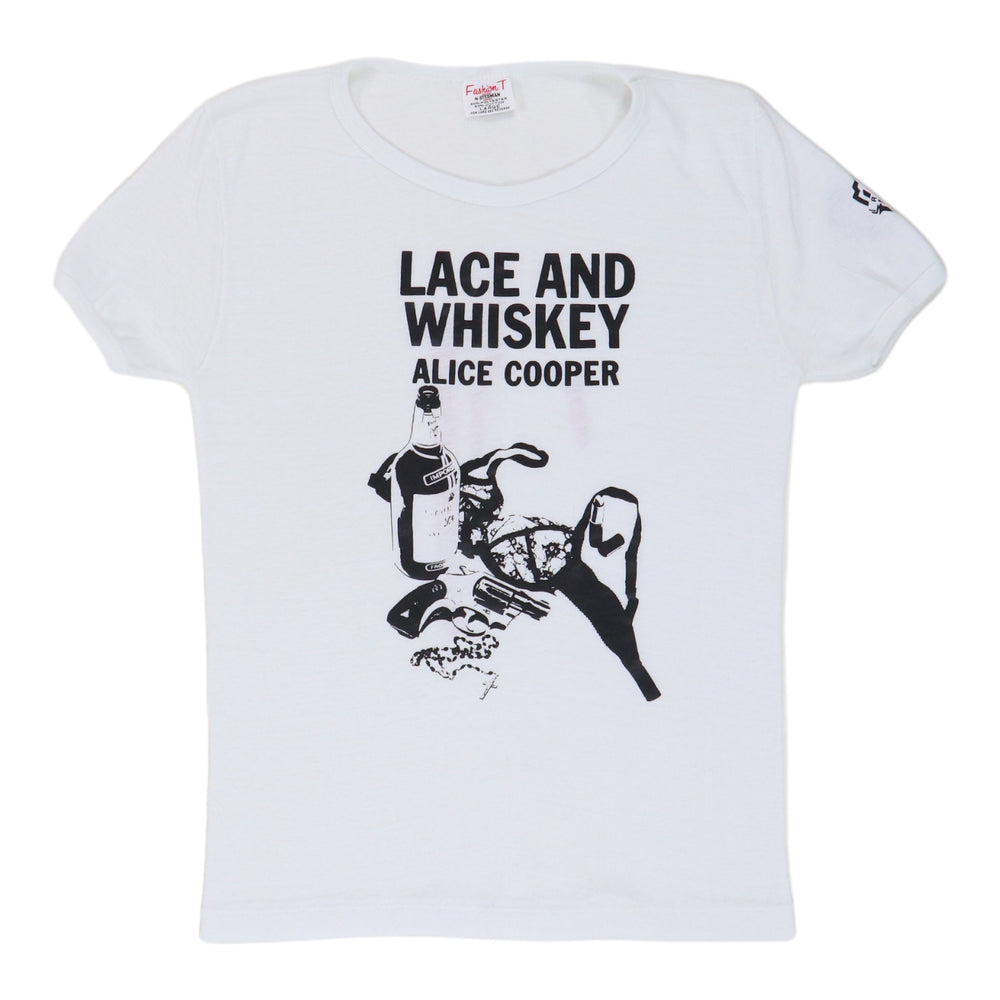 1977 Alice Cooper Lace And Whiskey Promo Shirt