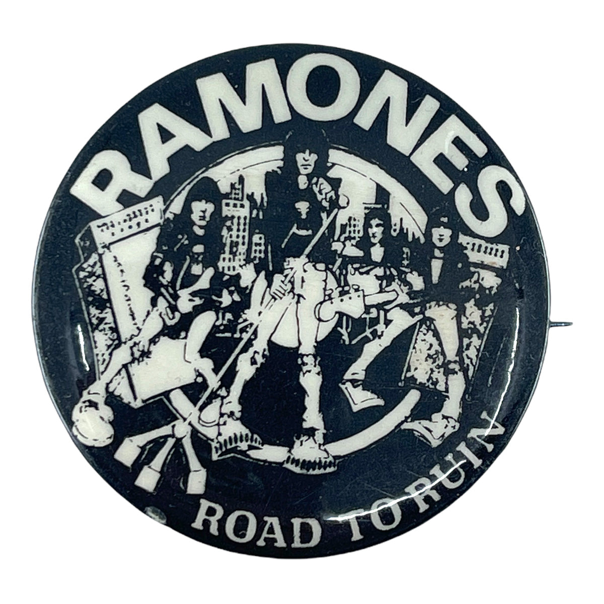 1978 Ramones Road To Ruin Pin