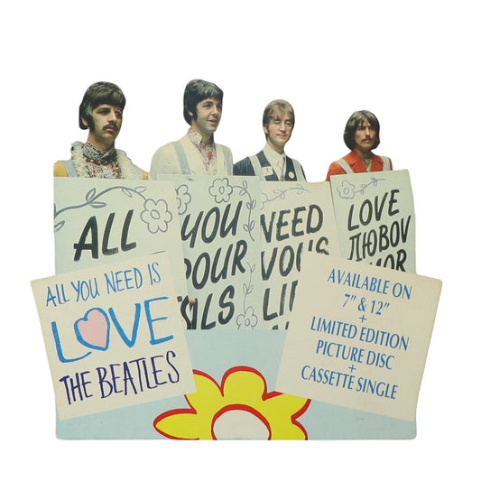 1987 Beatles All You Need Is Love Promo Display