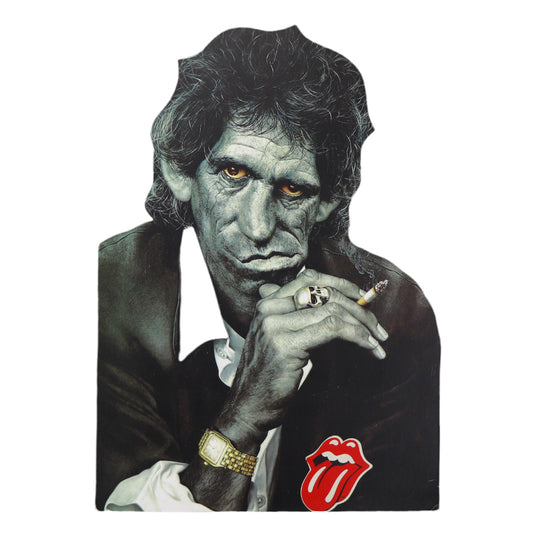 1990s Rolling Stones Keith Richards Virgin Records Counter Display