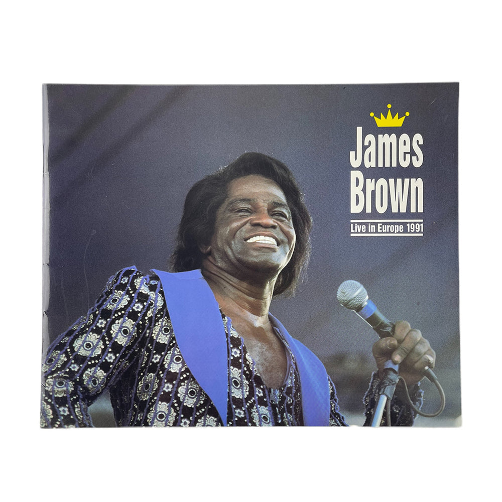 1991 James Brown European Tour Program