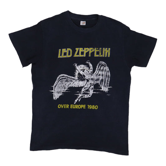 1980 Led Zeppelin Over Europe Tour Shirt