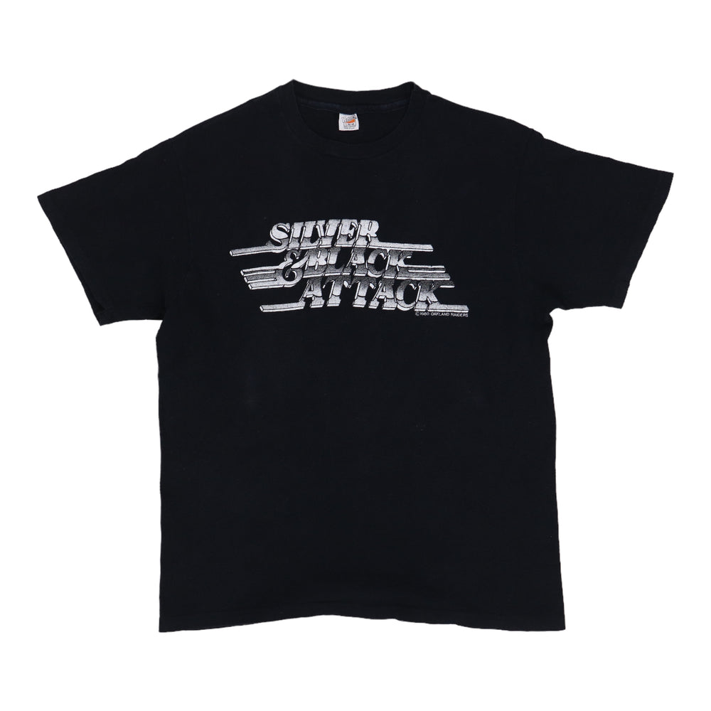 1980 Oakland Raiders Silver & Black Attack Shirt