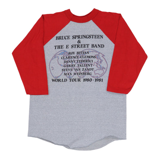 1980 Bruce Springsteen & The E Street Band World Tour Jersey Shirt