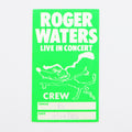 1985 Roger Waters Live In Concert Crew Pass